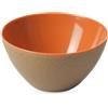 OMADA Design - Ciotola Cucina da 1,5 lt - Contenitore in plastica e Legno - Durevole e infrangibile - Made in Italy - Linea Ecoliving - Arancione