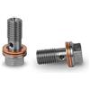 Precisiongeek M10 x 1.25 INOX BANJO Bullone L-22mm & KIT RONDELLE 2pz