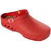 SCHOLL SHOES Scholl Clog Evo Taglia 40-41 Colore Rosso Ciabatta Unisex in TPR con Tecnologia Memory Cushion