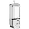 Inda Dispenser sapone a parete Hotellerie cromo lucido / trasparente