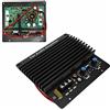 Tonysa Scheda Amplificatore per Auto, Scheda Amplificatore Esposta, Amplificatore per Piastra Subwoofer Subwoofer Basso, Tipo Esposto in Alluminio Puro per Audio per Auto, 12V, 1000W