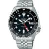 Seiko Orologio Seiko 5 sports SSK001K1 GMT nero bracciale jubilee