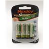 max 4 PILE AA BATTERIE RICARICABILI STILO 4700 mAh BATTERIA UNIVERSALI PILA DURA