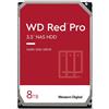 ‎Western Digital WD Red Pro 8TB per NAS Hard Disk interno da 3.5", 7200 RPM Class, SATA 6 GB/s, C