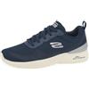 Skechers, Skech-Air Dynamight Splendid Path Donna, Navy Mesh Lavanda Trim, 37.5 EU