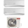 Ariston Climatizzatore Dual Split Inverter 9000 + 12000 Btu Condizionatore con Pompa di Calore Classe A+/A Gas R32 (Unità Interna + Unità Esterna) - PRIOS25UI + PRIOS35UI + DUAL50XD0-0 PRIOS Udo I