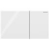 Geberit Placca Geberit Sigma70 Square Vetro Bianco Doppio Tasto | 115.622.SI.1 Vetro Bianco