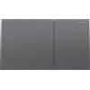 Geberit Placca Geberit Sigma70 Square Nero Cromato Spazzolato Doppio Tasto | 115.622.QD.1 Nero Cromo