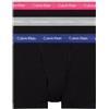 Calvin Klein Boxer Uomo Confezione da 3 Cotone Elasticizzato, Multicolore (B- Hdwy Bl/Griffin/Wild Flwrs Wbs), S