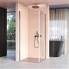 Olimpo Docce Box doccia angolare con porta battente e lato fisso h195cm 6mm salema