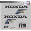 Adesivi motore marino fuoribordo Honda 115 four stroke gommone barca stickers