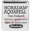 Schmincke Artists Watercolours Titanium-Opaque White Half Pan