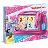Clementoni Sapientino - Travel Quiz Disney Princess, Gioco Educativo per Bambini 4-6 Anni, con Penna Elettronica, 18 Attività Educative e Divertenti, Made in Italy, Lingua Italiana, 11979