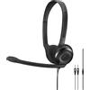 Sennheiser Cuffie con filo, Microfono, Colore Nero - PC 3 Chat