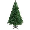 SOLAGUA NAVIDAD Albero di Natale Artificiale Abete Artificiale di Alta qualità con Supporto Incluso 120-240cm (Verde Opaco, 150cm 380Tips)