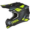 Oneal Casco moto cross Enduro Oneal 2SRS Helmet SPYDE V.23 Nero gr