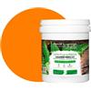BOX DECO COULEURS Dipinto murale naturale ecologico effetto raso interno Natura - 1 L, arancione albicocca