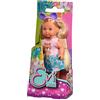 Simba 105733623 - Evi Love Cutie 3 pezzi assortiti, viene fornito solo un articolo, bambola da gioco che indossa un simpatico vestito con cerchietto per capelli, 12 cm, a partire dai 3 anni in su