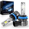 SHINYY Lampadine H11 H8 H9 LED per Auto, 2025 Nuovo 24000LM Alto Potente 6500K Bianco 12V Canbus Anti Errore Lampada Led H11 Veicolo Faro per Abbaglianti/Anabbagliante/Fendinebbia, Pack da 2