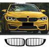 Haoyijiahui F32 Griglia Nera per Paraurti Anteriore, Adatta per BMW Serie 4 F32 F33 F36 (2014-2019) e M4 F82, M3 F80 (2015-2019) - per tuning BMW 4 serie (For 4er F32 2014-2019)