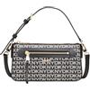 DKNY Bryant Ave Top Zip Demi Crossbody da donna, Logo nero