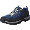 CMP Man Rigel Low Trekking Shoe Wp, Scarpe da trekking Uomo, Cosmo-Plutone, 48 EU