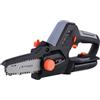 Yard Force Mini motosega iFlex LS F12 da 12 V con batteria agli ioni di litio da 12 V/4,0 Ah, guida a catena da 5, velocità della catena da 7 m/s, peso leggero, 100 mm. Massima potenza di taglio