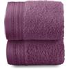 Top Towel - Premium - Asciugamani da bagno - 2 asciugamani viso o bidet - 100% Cotone - 600 Grammi