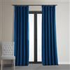 HPD Half Price Drapes VPCH-P Signature - Tenda oscurante in velluto (1 pannello), 50 x 108, colore: Blu