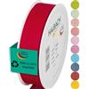 Halbach Seidenbänder Nastro regalo | larghezza 25 mm lunghezza 25 m | nastro prodotto in Germania | nastri regalo in una vasta gamma di colori e larghezze, perfetto per confezionare e decorare,