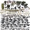 Felicify Set di Armi Militari, 158 Pezzi WW2 Armi Militari, Soldatini Giocattolo Militari, Set di Giocattoli Pacchetto Moderno Dell'Esercito, Regalo di Compleanno per Fans