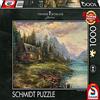 Schmidt 59918 Thomas Kinkade, Viaggio per la festa del papà, puzzle da 1000 pezzi