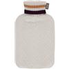 fashy Borsa dell'acqua calda con rivestimento in maglia, 2 l, beige