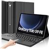 IVEOPPE Tastiera per Samsung Galaxy Tab S9 FE/S10 FE 10.9/S9 11 con Touchpad, Cover Tastiera Trackpad Italiana Bluetooth per Samsung Galaxy Tab S9 2023/S9 FE 2023/S10 FE 2025, Nero