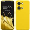 kwmobile Custodia Compatibile con OnePlus Nord 3 5G Cover - Back Case per Smartphone in Silicone TPU - Protezione Gommata - giallo radiante