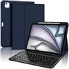 SENGBIRCH Custodia con Tastiera per iPad Air 13 con chip M3 2025 / Air 13 M2 2024, Italiano QWERTY Tastiera Bluetooth Magnetica Staccabile per iPad Air 13'' M3 2025/Air 13'' M2 2024, Blu scuro