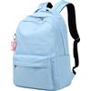 HAXNOHEY Zaini Scuola Media Zaino Scuola Media Zaini Scuola Superiore Ragazza Zaino Scolastico Medie School Backpack Università Zaino Liceo Zaini Scolastici Superiori Zainetti Per La Scuola Secondaria Blu