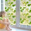Tanlaby Pellicola per Finestre Arcobaleno Piante Foglie Adesivi per Finestre Autoadesive Pellicola Privacy Statici Anti-Collisione Finestra Vetro Porte Decalcomanie, 40x200cm