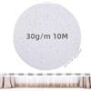 Yimomoyi Filo di Piombo per Tende 10M, Filo Corda Piombata per Tende, Piombini per Tende, Pesi per Tende da Interno, Tende da Doccia, Tovaglia Tendine Finestra per Evitare di Soffiare (30g-10m)