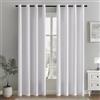 MIULEE Tende per interni Tende Trasparenti per Camera da Letto Finestra Moderne Tenda Salotto Soggiorno 2 Pannelli 140x225cm Bianco