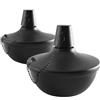 Generic Torce da tavolo alla citronella - Confezione da 2 lampade da tavolo alla citronella, torce da tavolo in metallo | Torce decorative alla citronella, lampada da tavolo ricaricabile con olio, contenitore