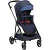 Chicco Passeggino Seety, Passeggino Leggero e Compatto Da 0 Mesi a 4 Anni, Portata Max 22kg, Passeggino Pieghevole, Schienale Reclinable, Chiusura Automatica in 1 Gesto, Capotte Parasole e Parapioggia