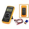 Vetrineinrete® Multimetro digitale tester con puntali elettronico professionale con display LCD misuratore tensione rilevatore corrente elettrica transistore per misurare resistenza diodo G4