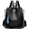 MEIWENMI Donna Borsa Zaino Elegante Zainetto Viaggio Borse a Tracolla Zaini PU Pelle Antifurto Zainetti Marca 55204 Nero