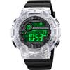 TONSHEN Donna Orologio da Polso Ragazzo Bambini 50M Impermeabile LED Digitale Militare Tattica Outdoor Sportivo Orologi Plastica Lunetta E Gomma Band Date Calendario Cronometro Blu (Blu