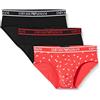 Emporio Armani 3-Pack Brief Core Logoband, Slip Uomo, Nero, Amaro, Nero, XL