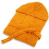 Dolphin Accappatoio spugna 100% cotone ragazzo/bambino 6-14 anni cappuccio mod. SPRINT (10/12, Arancio)