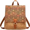 aolaso Zaino da donna di borsa in sughero Eco-Friendly Daypack zaino per le donne zaino in sughero, Modalità 2, 34 x 31 x 9cm