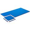 ProGame Kit 8 Pezzi Tatami Palestra 2 cm BASIC-Home Blu/Rosso 50x50 cm. Materassino Puzzle Tatami Karate - Made in Italy