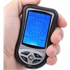 BOROCO Altimetro Elettronico,8 in 1 Multifunzione Digitale Barometro Portatile,Misuratore di Altitudine di Navigazione,Bussola GPS con Retroilluminazione a LED Misuratore per Camping
